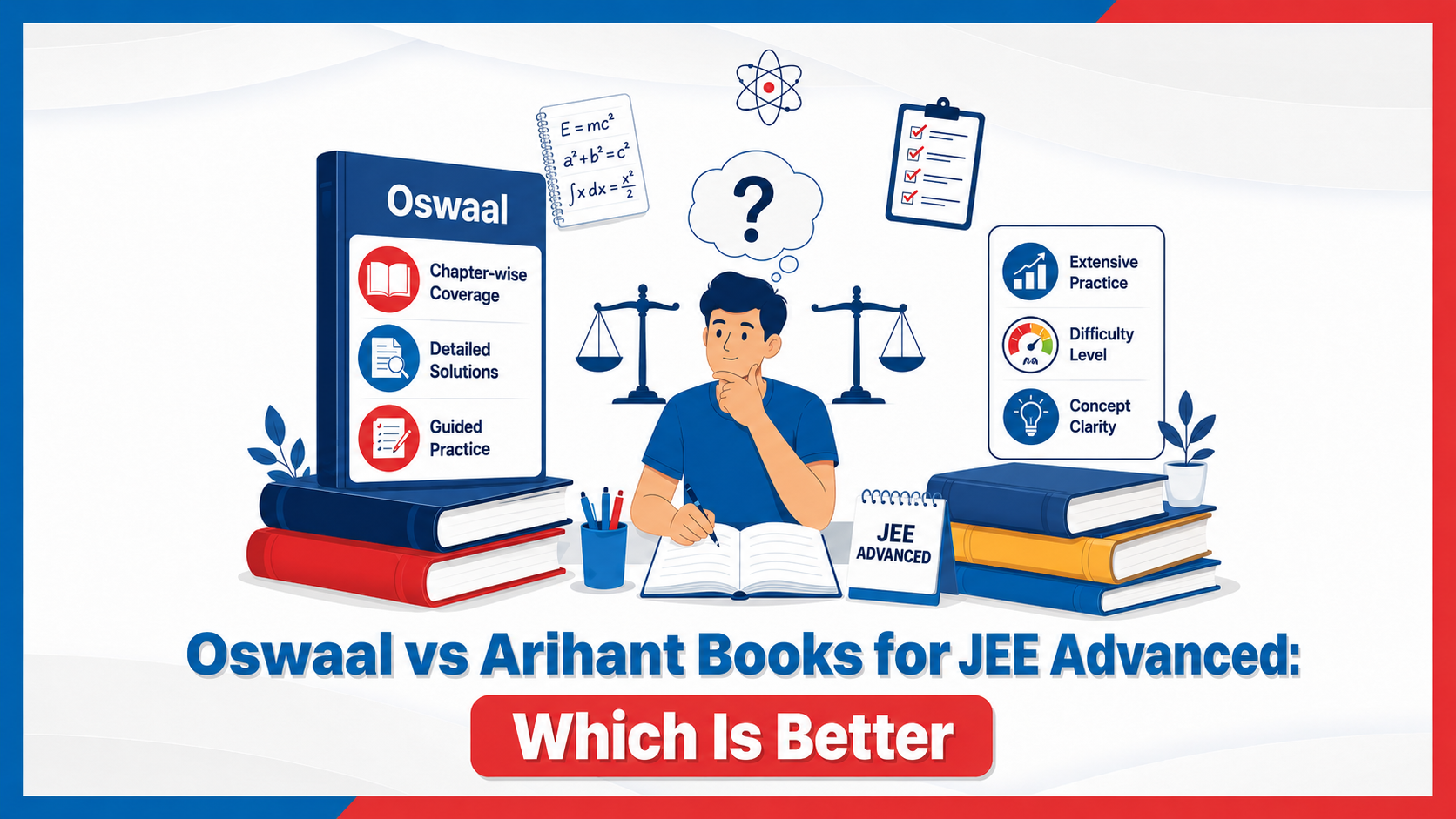 Best Books for JEE Advanced: Oswaal vs Arihant Comparison